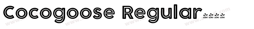 Cocogoose Regular字体转换